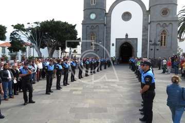 Telde da su último adiós al cabo Rubén Rivero (Foto TA)